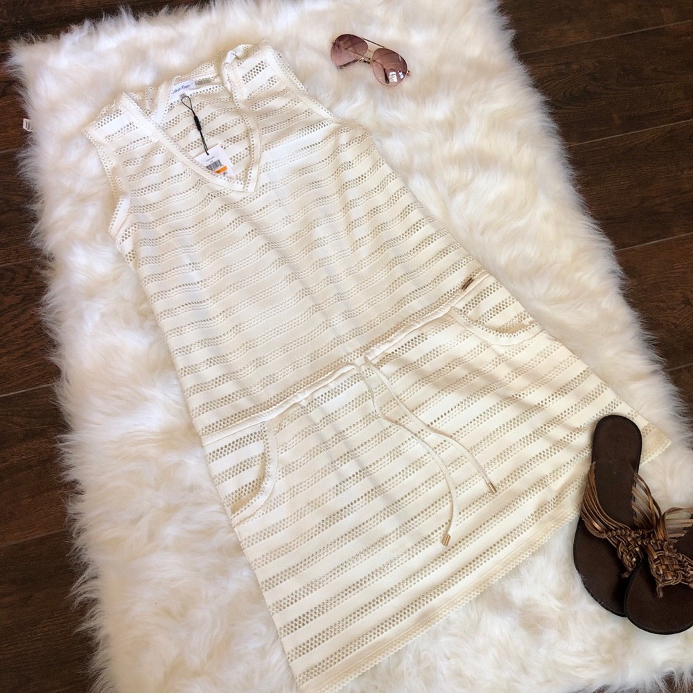 NWT Calvin Klein Swim Coverup - S/M